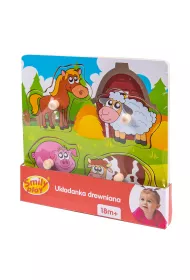 Uk�adanka drewniana. Zwierz�ta Anek