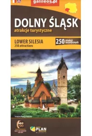 Mapa - Dolny lsk 250 atrakcji turystycznych