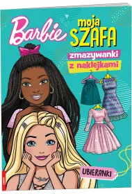 Barbie. Moja szafa. Zmazywanki z naklejkami
