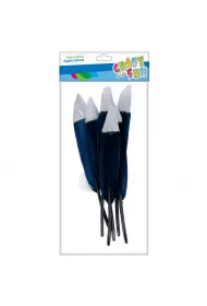 Craft with Fun Pi�rka dekoracyjne czarne 6 szt.