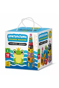 Kontrastowa piramida malucha + ksi��eczka