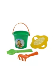 Polesie 2204 Zestaw do piasku wiaderko sitko �opatka grabki Nr28 Wader