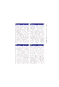 MFP Naklejki Bo�onarodzeniowe brokat 20x30cm VA012