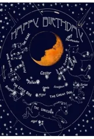 Madame Treacle Karnet B6 brokat z kopert� Urodziny Gwiazdozbi�r