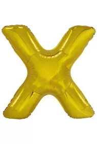 Amscan Balon foliowy litera X z�ota 81x86cm