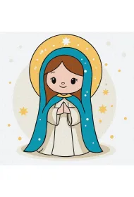 Malowanie po numerach - Mi�osierdzie Kids 25x25cm Ideyka