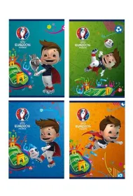 St. Majewski Zeszyt A5 Euro 2016 kratka 16 kartek