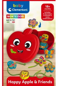 Jab�ko i Przyjaciele 15x24x15 CLEMENTONI 17632  CLM