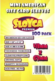Sloyca Koszulki Mini American Premium 41 x 63 mm 100 szt.