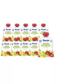 Humana Mus jabko-gruszka po 6. miesicu 100% Organic Quality zestaw 10 x 90 g Bio