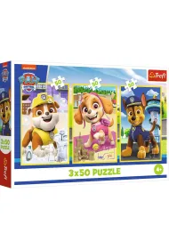 Puzzle 3x50 el. Nasze pieski Trefl
