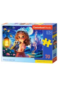 Puzzle 70 el. Princess with Owl Castorland