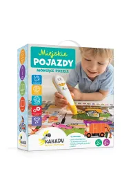 M�wi�ce puzzle interaktywne ",Miejskie pojazdy", (zestaw z pi�rem Kakadu) Jedno��
