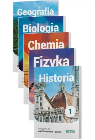 Geografia, Biologia, Chemia, Fizyka, Historia 1. Podr�czniki dla klasy 1 szko�y bran�owej I stopnia