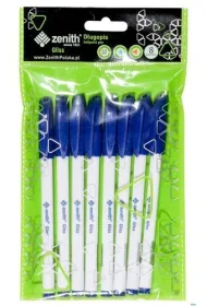 Astra D�ugopis ze skuwk� 0,5 mm Zenith Gliss niebieski 8szt.