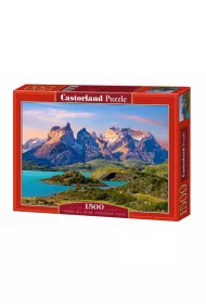 Puzzle 1500 el. Torres del Paine, Patagonia, Chile Castorland
