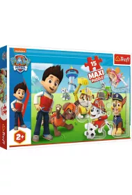Puzzle maxi 15 el. Zabawny Psi Patrol Trefl