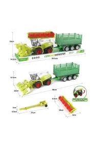 Zestaw kombajn�w z przyczep� do siana Toys Pawe� Wojda