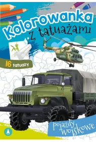 Malowanka A5 Kolorowanka z tatua�ami. Pojazdy wojskowe SKRZAT 074697