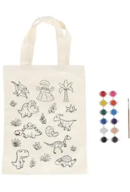 Esschert Design Torba p��cienna do kolorowania z farbkami - Dino