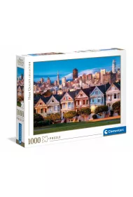 Puzzle 1000 el. High Quality Collection. Malowane domki Clementoni
