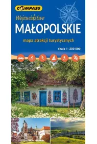 Wojew�dztwo ma�opolskie. Mapa atrakcji turystycznych w skali 1:200 000