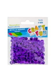 Craft with Fun Cekiny metaliczne 8 mm