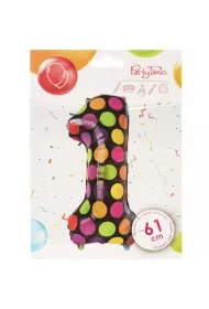 Arpex Balon stoj�cy 1 w kropki 61 cm