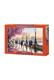 Puzzle 2000 el. Wzd�u� rzeki Castorland