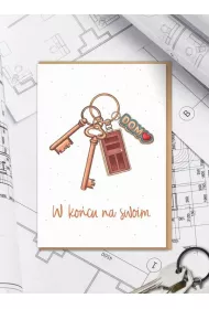 Nadwyraz.com Karnet Gratulacje - W ko�cu na swoim