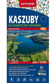 Kaszuby dla rowerzyst�w i piechur�w. Mapa turystyczna 1:60 000