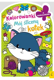 Kolorowanka z wykrojnikiem. M�j �liczny kotek