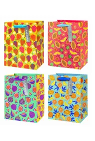 Kukartka Torebka QM owoce (22,8x17,7x9,8cm) mix