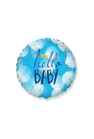 Balon foliowy Hello Baby Boy 45cm