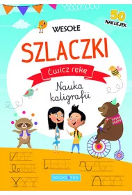 Weso�e szlaczki z naklejkami �wicz r�k� Nauka kaligrafii