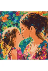 Ideyka Malowanie po numerach - Poca�unek matki 40x40cm