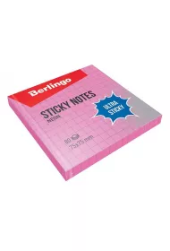 Berlingo Bloczek kartek samoprzylepnych r�owy 75x75 cm 80 kartek