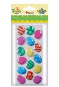 Titanum Naklejki wypuk�e mi�kkie pisanki 2,0 x 2,5 cm