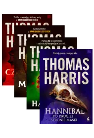 Pakiet Hannibal Lecter. Tomy 1-4: Czerwony smok, Milczenie owiec, Hannibal, Hannibal. Po drugiej stronie maski