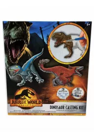 Jurassic World gipsowy odlew dinozaurw + farbki