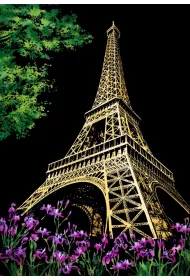 Twoje Hobby Effiel Tower. Magiczna zdrapka - wydrapywanka 40.0 x 28.5 cm