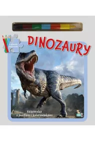Dinozaury. Ksi��eczki z puzzlami, kolorowankami i kolorow� kredk�