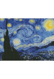 Ideyka Diamentowa mozaika - Gwia�dzista noc 40x50cm