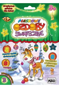 Piaskowe ozdoby �wi�teczne 3. Renifer Niko