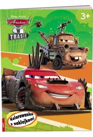 Disney Pixar Auta w trasie Kolorowanka z naklejkami NA-9144
