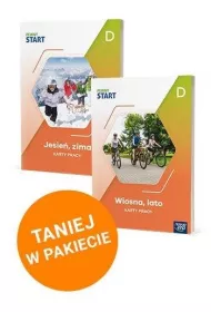 Pakiet Pewny start. Poziom D: Karty pracy. Jesie�, zima, wiosna, lato