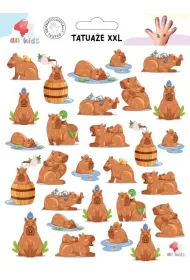 Tatua�e zmywalne dla dzieci Kapibara XXL All4Kids
