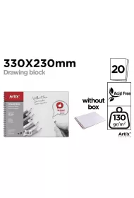 Artix Blok rysunkowy 33x23cm 130g