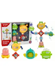 Zabawka do k�pieli przelewowa robot z przyssawkami LeanToys