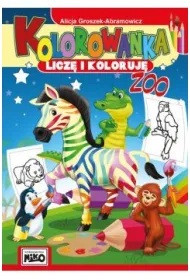 Zoo kolorowanka licz� i koloruj�